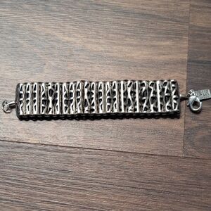 Low Luv x Erin Wasson Textured Silver Bracelet